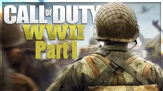 CALL OF DUTY WW2 Gameplay Walkthrough Mission 1 D-Day Campaign [1080p HD PC] - No Commentary