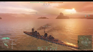 World of Warships - RS Chapayev Tier VIII Russian cruiser gameplay