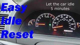 Toyota / Lexus Rough Idle After Battery Change/Disconnect - Idle Reset Relearn Procedure