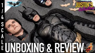 Hot Toys Batman The Dark Knight Trilogy 1/4 Scale Figure Unboxing & Review