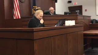 Fiancee emotionally reads letter in rock-throwing case