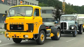 Classic Truck Show - 37th Saurer Meet 2023 with Switzerland's Most Adored Historic Trucks