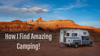 HOW I FIND AMAZING CAMPING! | "Cat Chat" EP.1 | Truck Camper Living