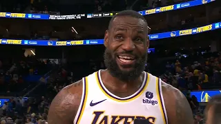 Steph Curry keeps me young 🤣 - LeBron James after 2OT game vs. Warriors | NBA on ESPN