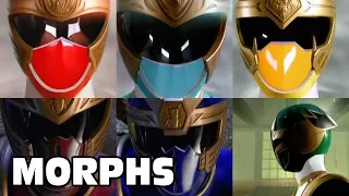 Ninja Storm - All Ranger Morphs | Power Rangers Official