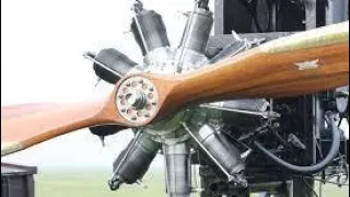 Old RADIAL AIRCRAFT ENGINES Cold Starting Up and Sound