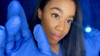 ASMR Cranial Nerve Exam BUT You Can Close Your Eyes 👀👩‍⚕️ Medical Role-play