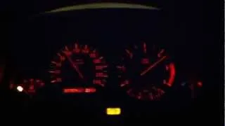 BMW 525 TDS e34 0-100 km/h Evry-Mod