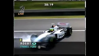 F1 Japan 1998 Qualifying Rosset crashes (DF1)