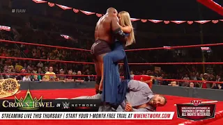 Rusev left crushed by Lana and Bobby Lashley October, 28, 2019