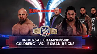 Roman Reigns Vs Goldberg WWE Universal Championship Match | WWE2K20 Gameplay