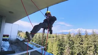 Rope 2 Rope transfer at 220ft height