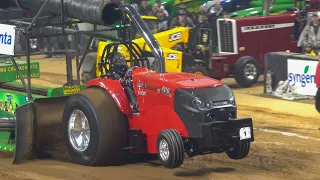 2022 NFMS Tractor Pull. Pro Stock Tractors Friday Night. National Farm Machinery Show.