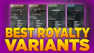 Top 5 Best Royalty Weapon Variants in Advanced Warfare (Rare Royalty Guns)