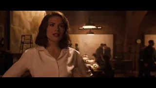 Steve Rogers + Peggy Carter | Carter catching Roger kissing from Phillips [Peggy's Jealous]