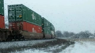 Short eastbound Intermodal on Norfolk Southern