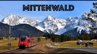 Mittenwald, Bayern Germany walking tour rainy day - 4K #mittenwald #bayern #germany