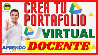 CREA TU PORTAFOLIO DOCENTE VIRTUAL, SUPER FACIL, BIEN ESTRUCTURADO// EN DRIVE