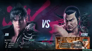 Tekken 8 CBT Day 1 Jin(me) vs Feng Ranked Match 1/2