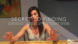 The secret to finding expensive jewelry at the thrift store