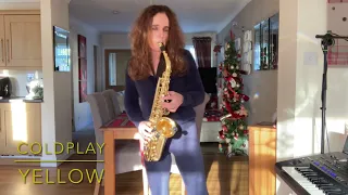 Coldplay “Yellow” cover on Yamaha saxophone/yamaha Genos