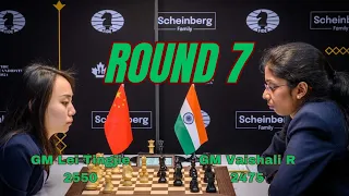 Brilliant Sacrifice | GM Lei Tingjie (2550) - GM Vaishali R (2475) | Candidates 2024 Round 7