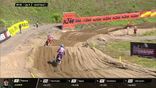 Fernandez crash | MXGP Race 1 | MXGP of Finland 2023