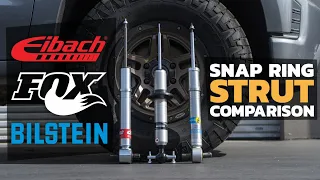 Fox 2.0 vs. Eibach Pro-Truck vs. Bilstein 5100 - Leveling Kit / Ride Height Adjustable Shocks