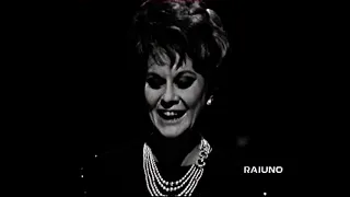 Alida Valli in 'Music Rama' Italian TV music show 1966