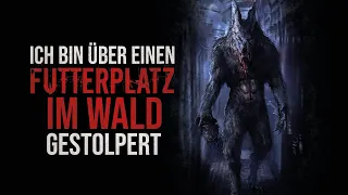 Creepypasta "Ich bin über einen Futterplatz im Wald gestolpert" German/Deutsch