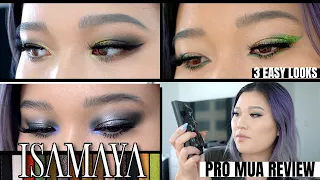 Isamaya Industrial 1.0 Palette Pro MUA Review + 3 EASY Editorial Inspired Looks! | Beauty Talk