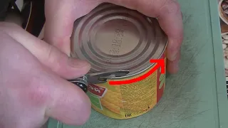 Ликбез: открываем консервы в ОДНО ДВИЖЕНИЕ с помощью открывашки Victorinox
