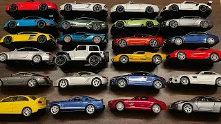 Huge Collection Of Diecast Model Cars Jada, Burago, Wely & Kinsmart Diecast cars From The Floor #251
