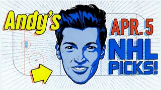 NHL Sniffs, Picks & Pirate Parlays Today 4/5/24 | Best NHL Bets w/ @AndyFrancess