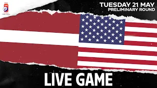 LIVE | Latvia vs. USA | 2024 #IIHFWorlds