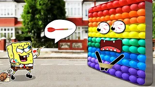 Pop It Giant Revenge Spongebob - Funny Stories about Spongebob in Real Life - Woa Doodland