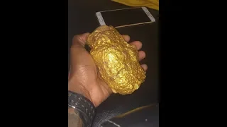 Pepita de ouro gigante encontrada com detector de metais  GOLD