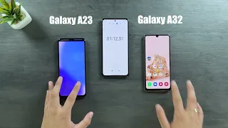 GALAXY A23 vs GALAXY A32 Speed test