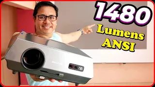 Con este PROYECTOR CAIWEI A10Q, Por fin puedo ver de día! 😮