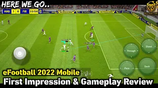 eFootball 2022 Mobile First Impression & Gameplay Review
