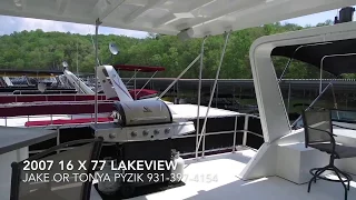Houseboat for Sale Houseboats Buy Terry 2007 Lakeview 16 x 77