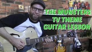 The Munsters theme guitar lesson w/tabs