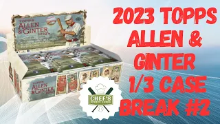 2023 TOPPS ALLEN @ GINTER 1/3 CASE BREAK #2 -  LIVE 9/28/2023