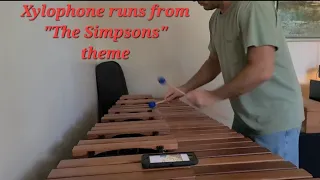 Xylophone runs from The Simpsons Theme