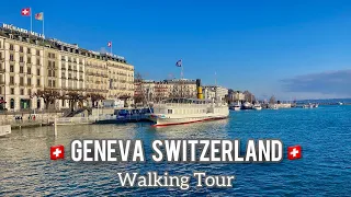 🇨🇭 Day trips in Geneva Switzerland 2024 .Walking Tour. 4K  #explore #travel #4k #video #trending