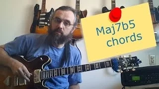 Maj7b5 chords - a one size fits all chord (almost anyway..)