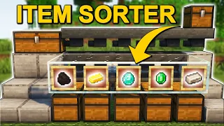 The EASIEST Automatic Item Sorter in Minecraft 1.20 (Tutorial)
