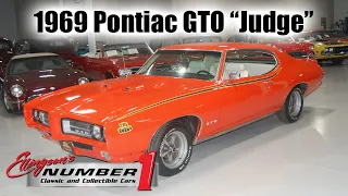 1969 Pontiac GTO Judge Ram Air III at Ellingson Motorcars in Rogers, MN