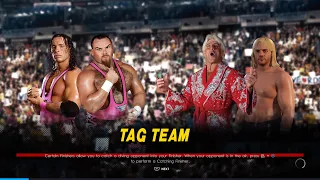 Semi Finals Match- Ric Flair and Barry Windham Vs The Hart Foundation!