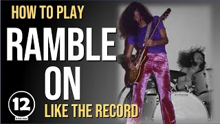 Ramble On - Led Zeppelin | Guitar Lesson